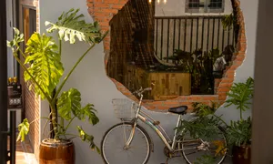 Ngôi nhà với những bức tường 'dang dở'